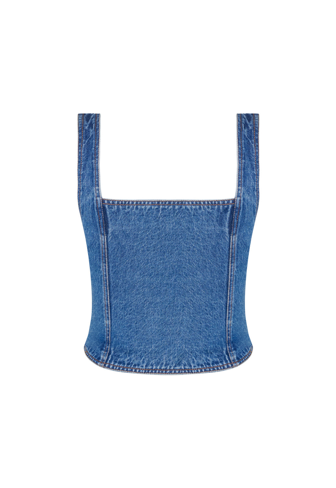 AFTER HOURS CORSET - BLUE DENIM