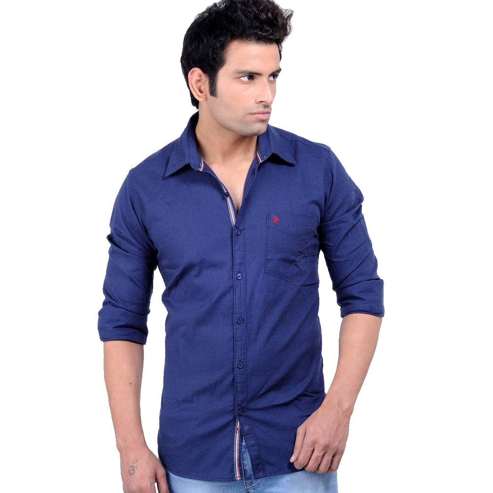 mens new dark blue shirt