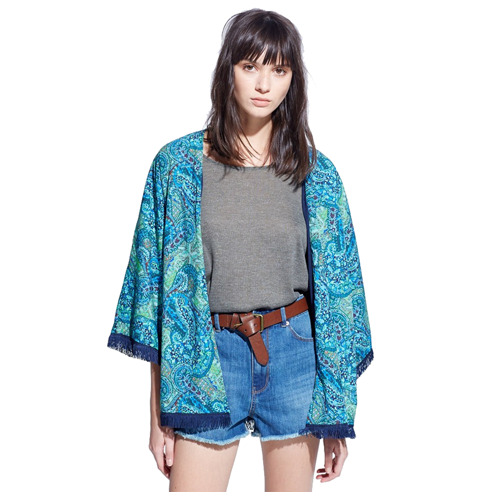 girls blue shrug
