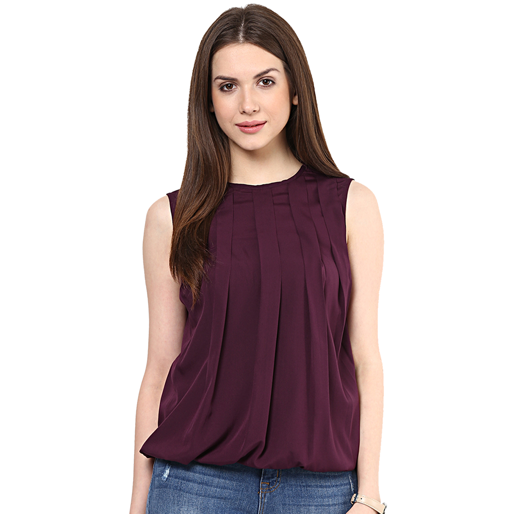girls maroon top