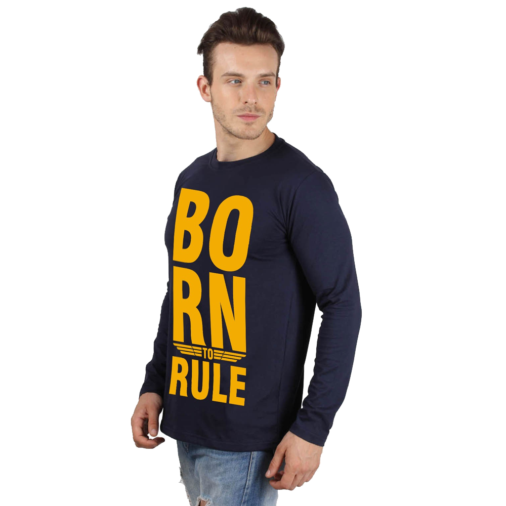 mens born to rule t-shirt
