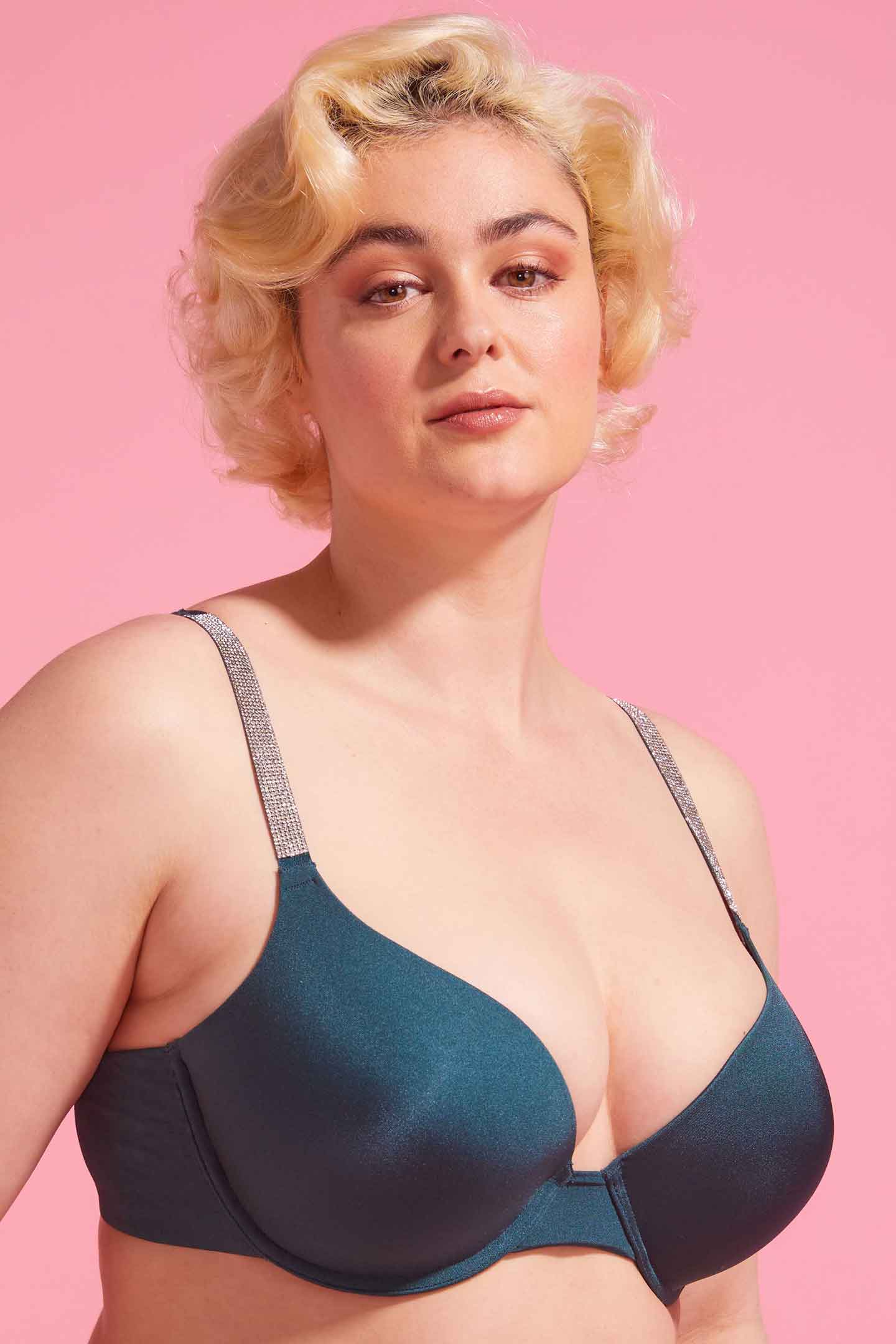 Vixen Emerald Green Microfibre Push-Up Bra