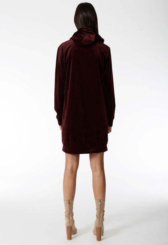 Ain't No Business Hoodie Dress - NAVY