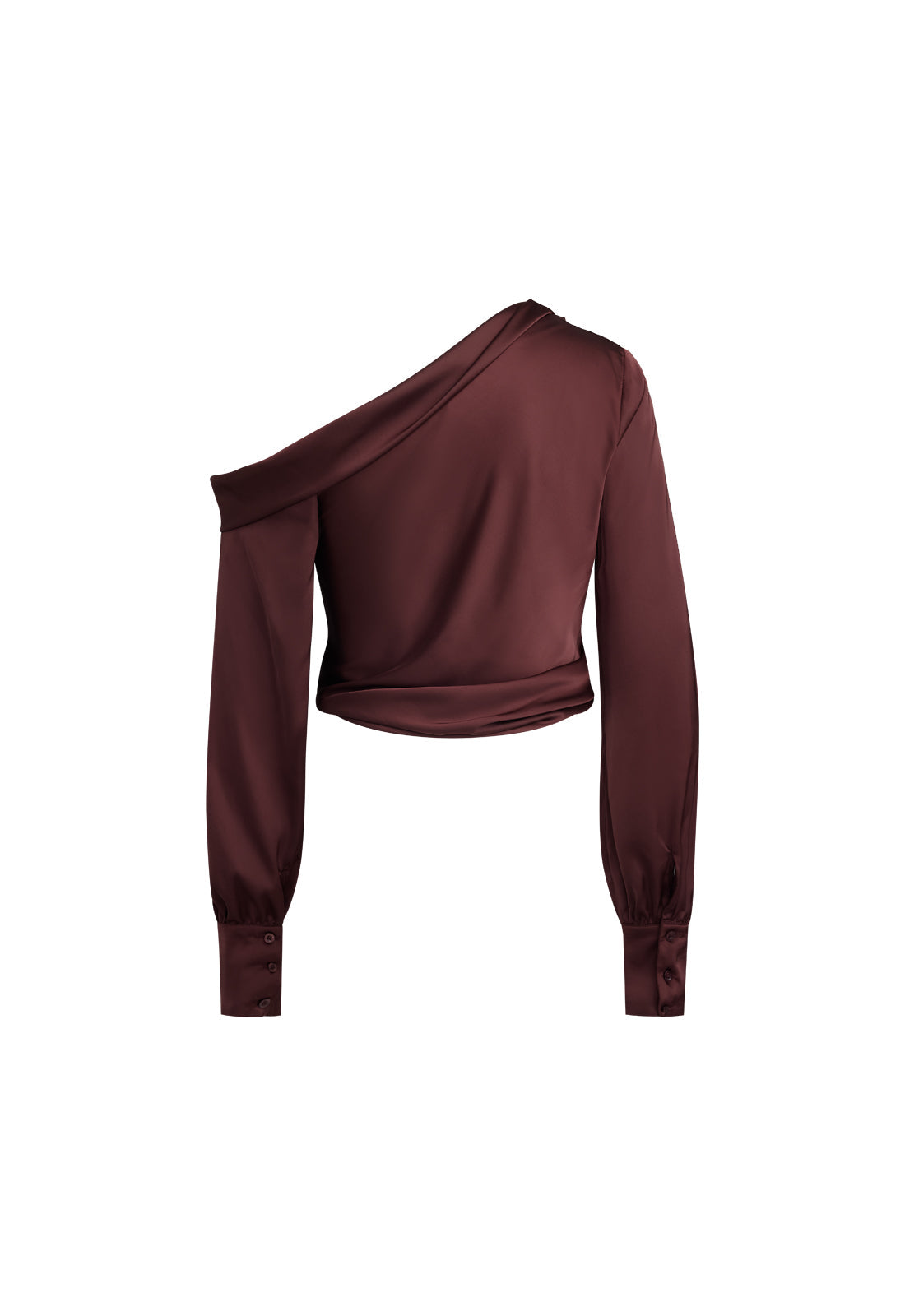DAYDREAM OFF SHOULDER TOP - GARNET