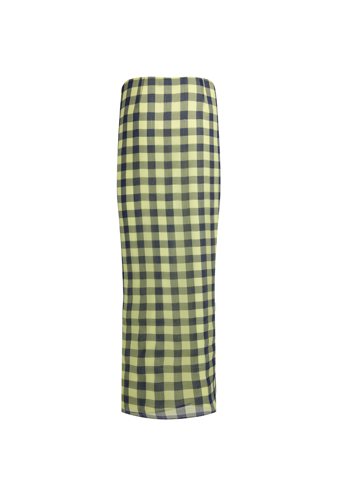 MARIAH MAXI SKIRT - NAVY CHECK