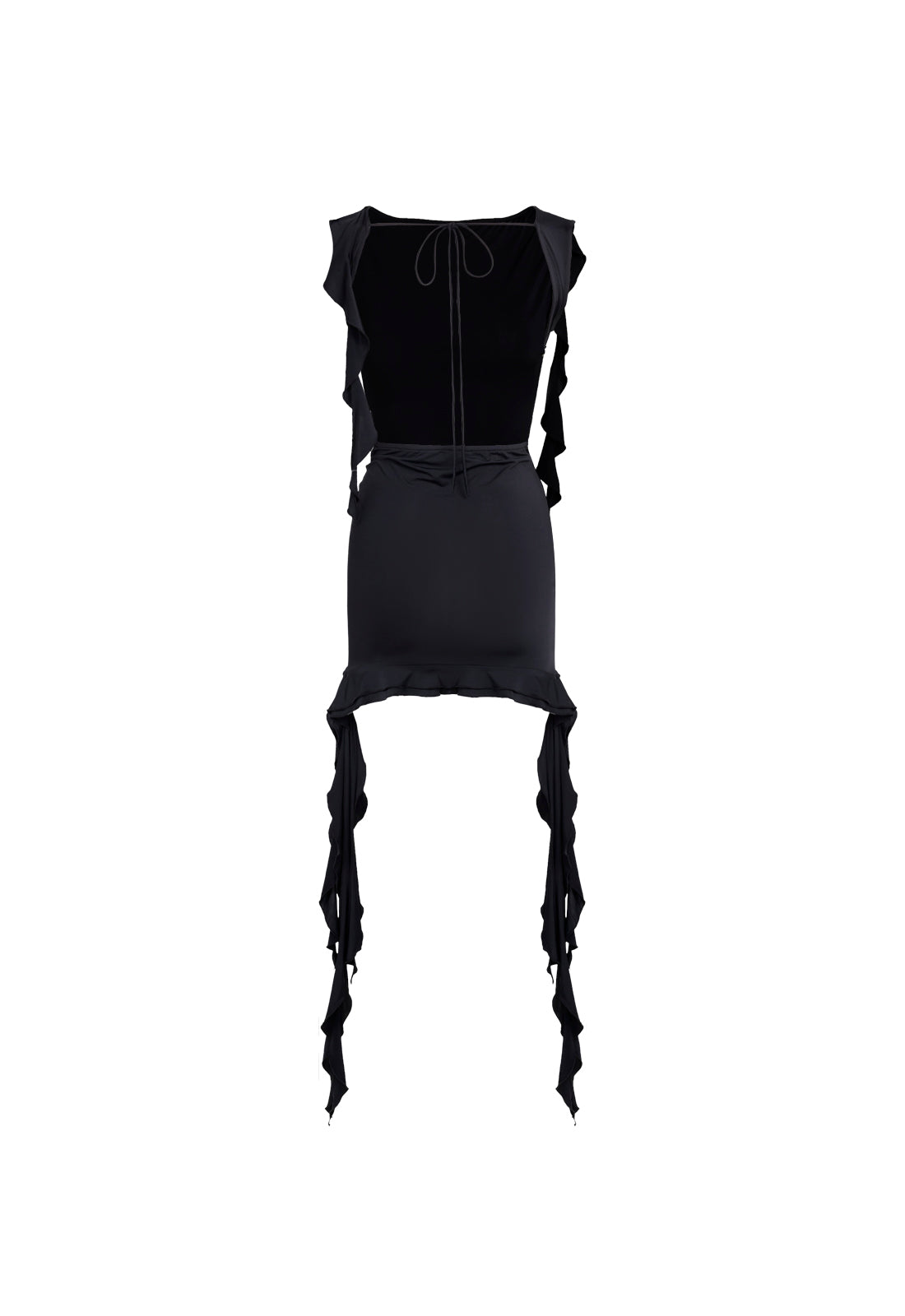 OPULENCE MINI DRESS - ONYX