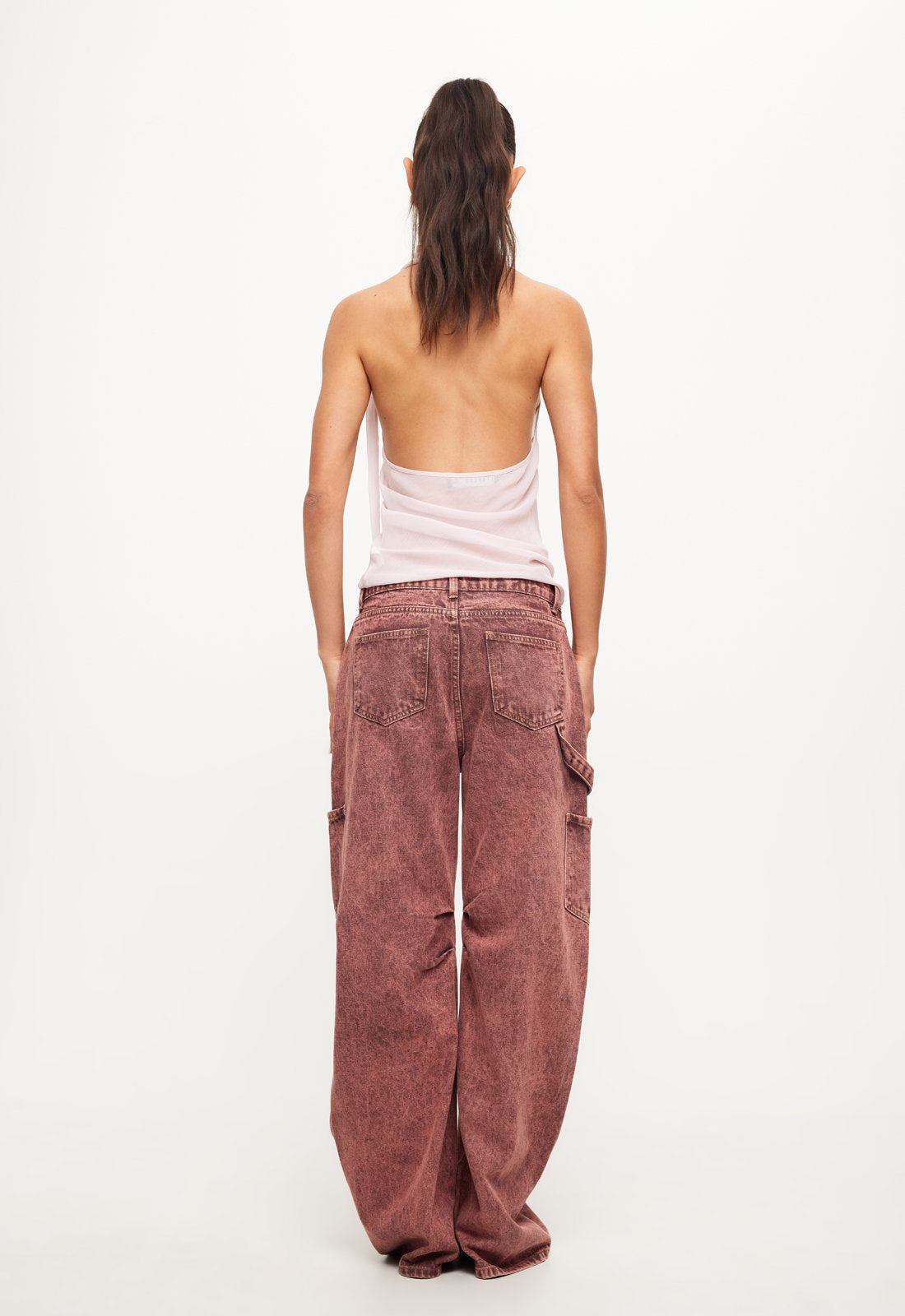 LUX TIE TOP - BLUSH