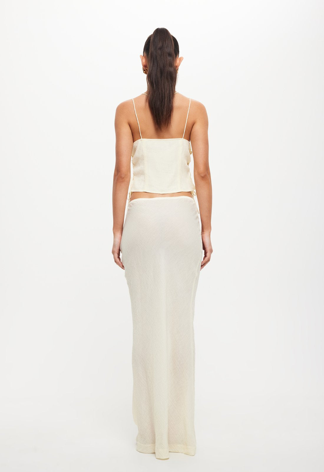 ENDLESS MAXI SKIRT - IVORY