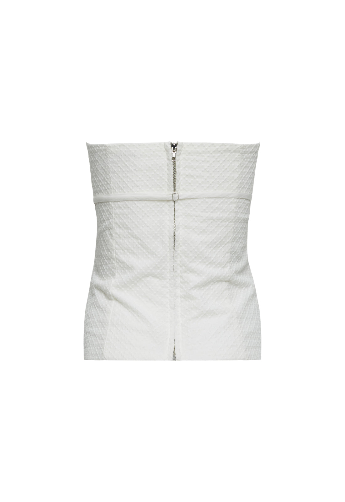 ALLURE STRAPLESS TOP - PORCELAIN