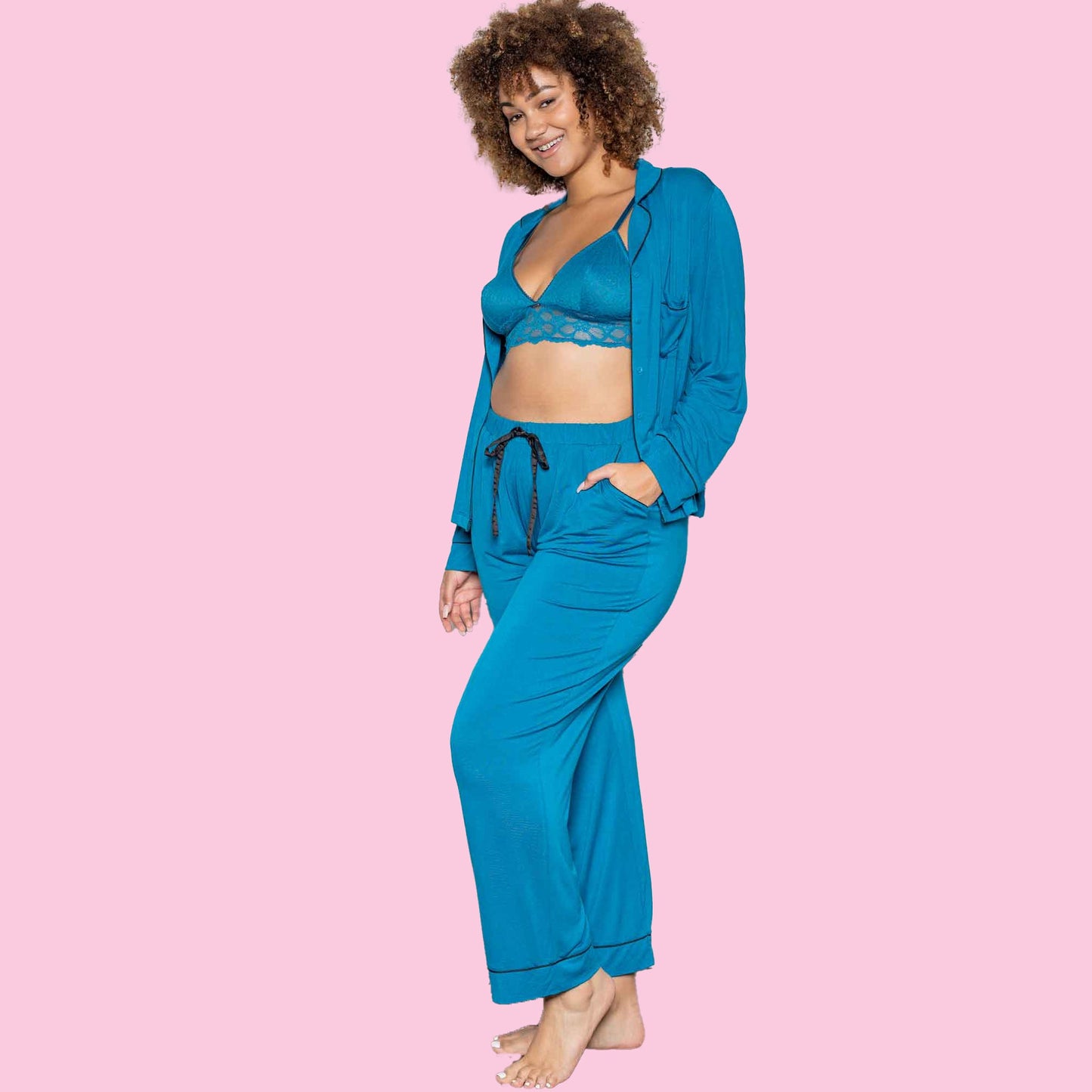 Peacock Long Sleeve Pyjama Set