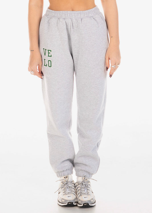 VELO OVERSIZED TRACKPANTS - MARL GREY