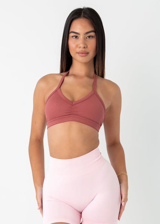STAPLE BRA - MAUVE