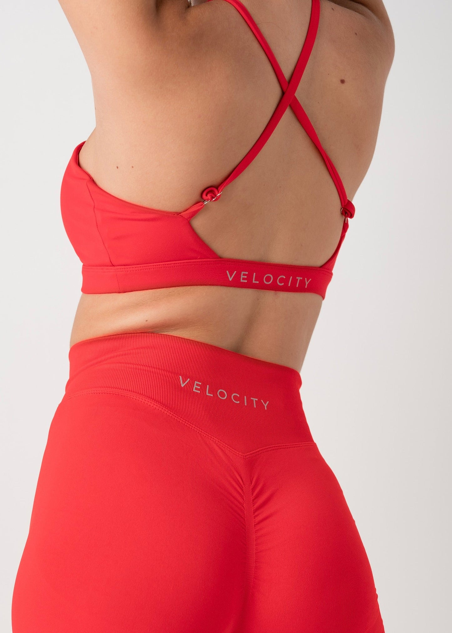 CROSS OVER BRA - RED