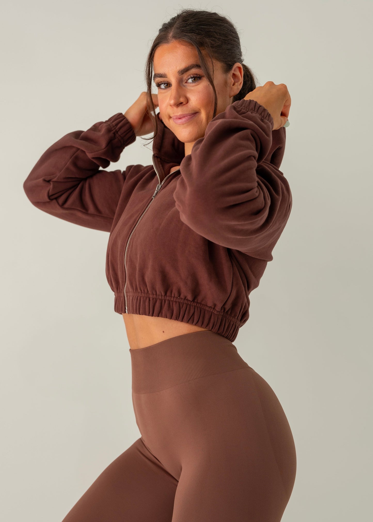 COZY ZIP - DEEP CHOCOLATE