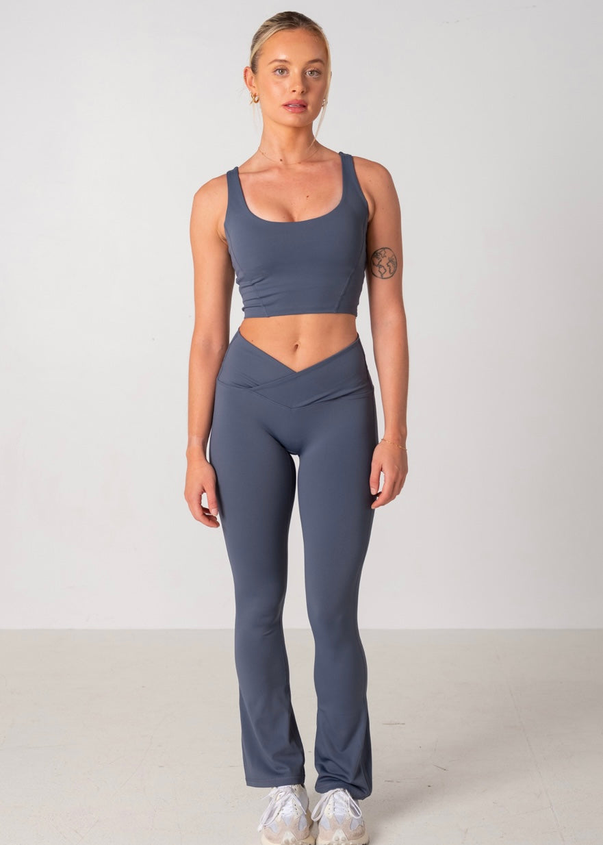 LOLA FLARED LEGGINGS - INK