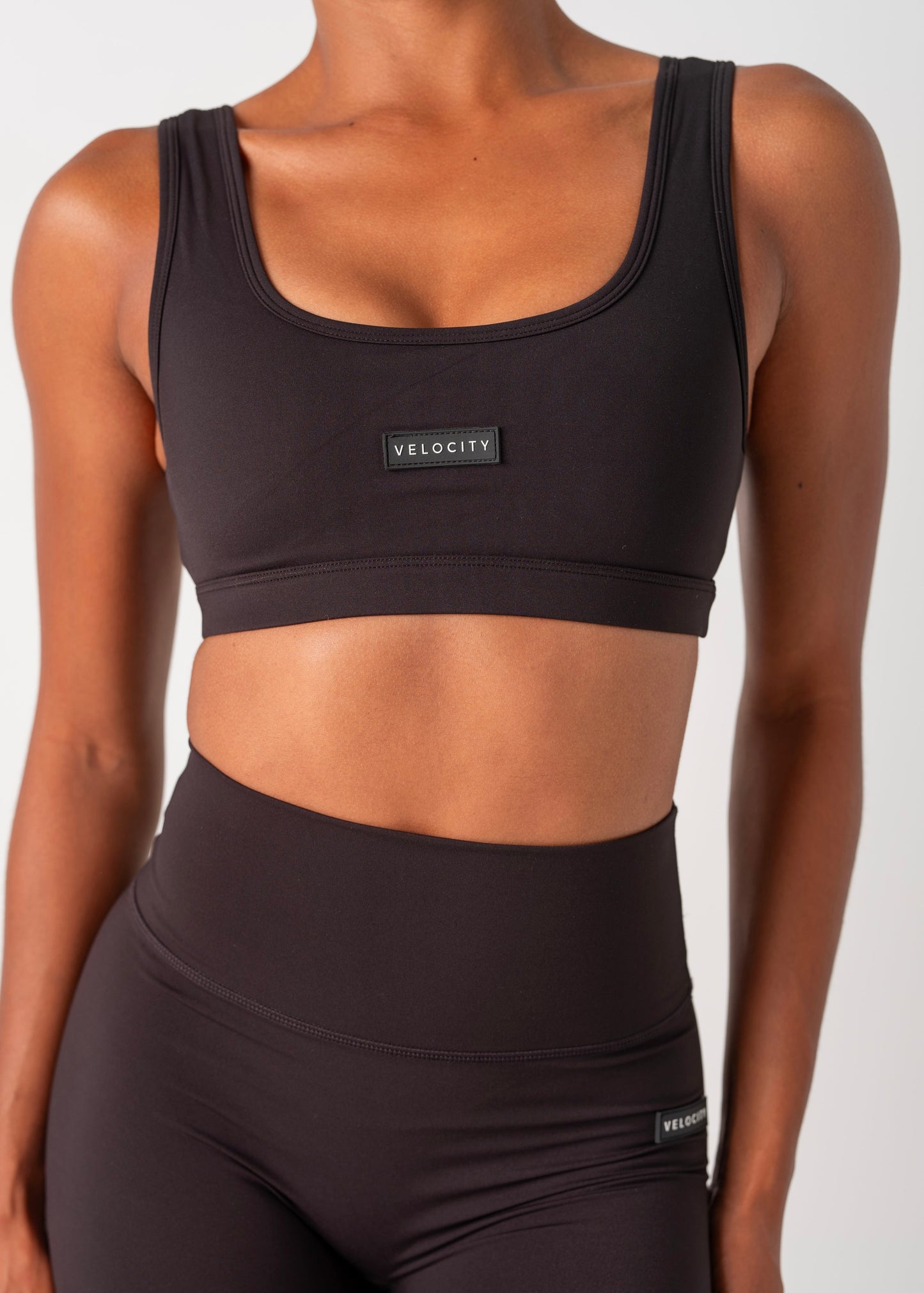 SS BASIC CROP - BLACK