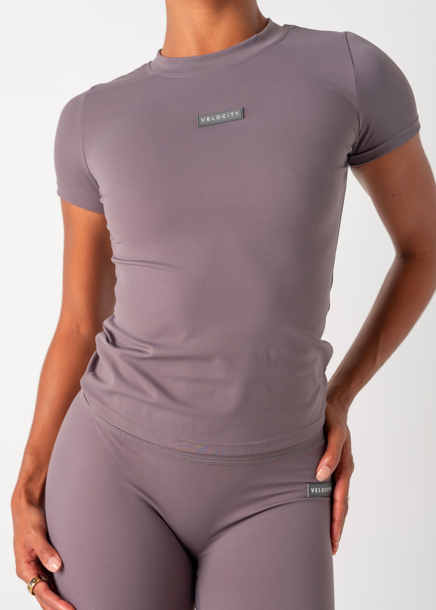 SS FITTED TEE - GRAPHITE