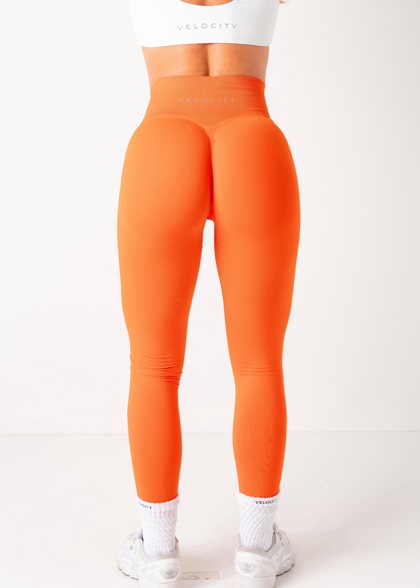 ULTIMATE SEAMLESS SCRUNCH LEGGINGS MINI - PAPAYA