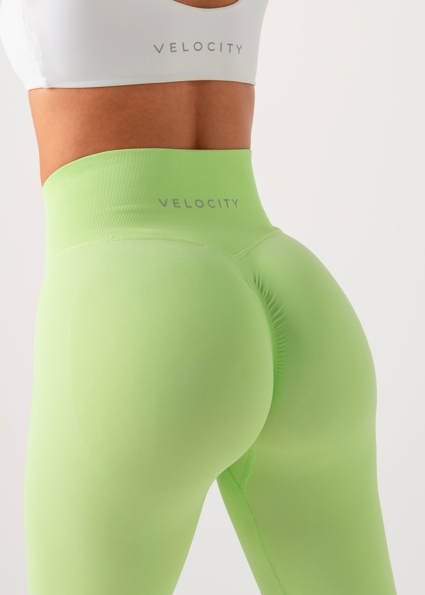 ULTIMATE SEAMLESS SCRUNCH LEGGINGS MINI - KIWI