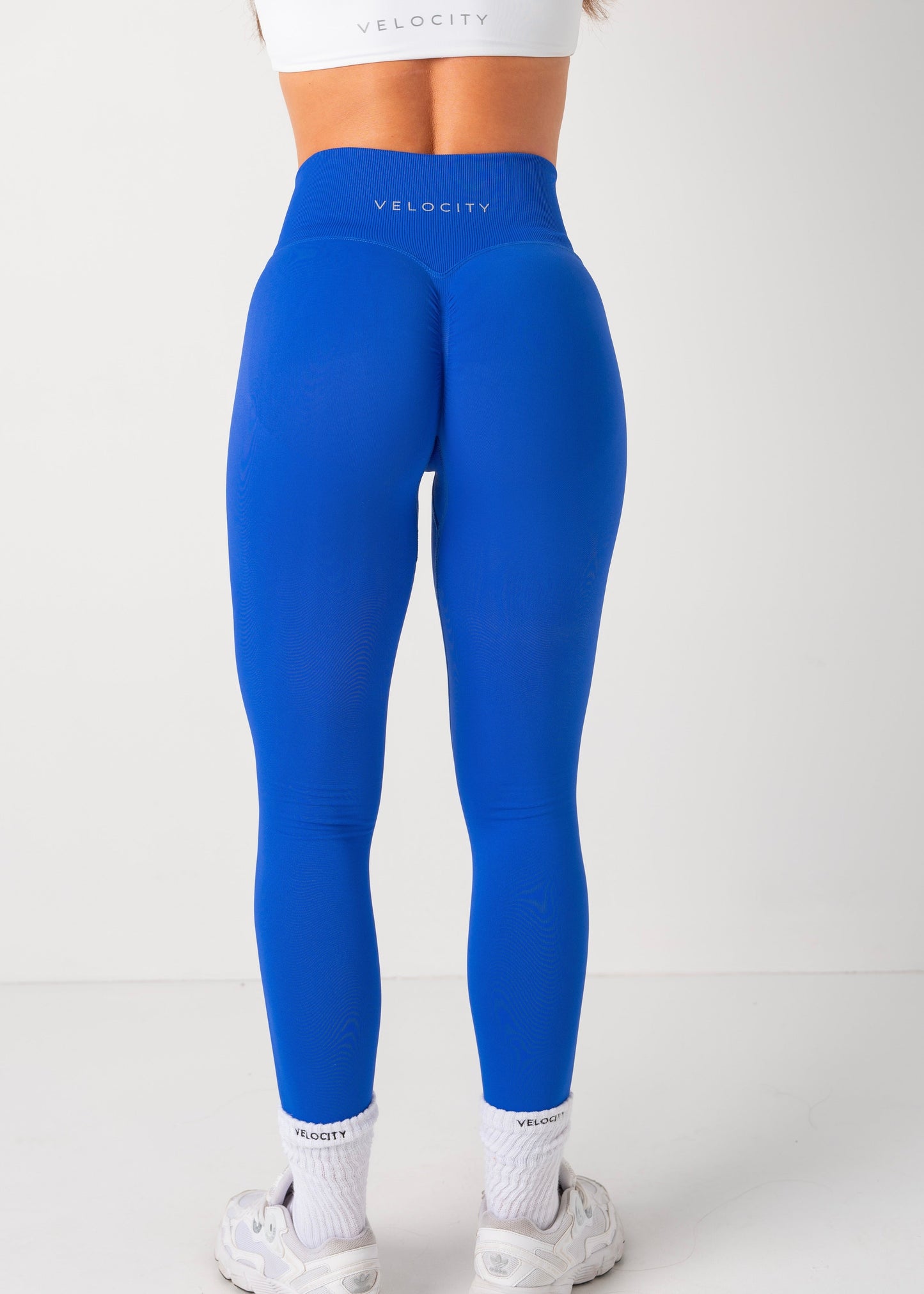 ULTIMATE SEAMLESS SCRUNCH LEGGINGS - COBALT