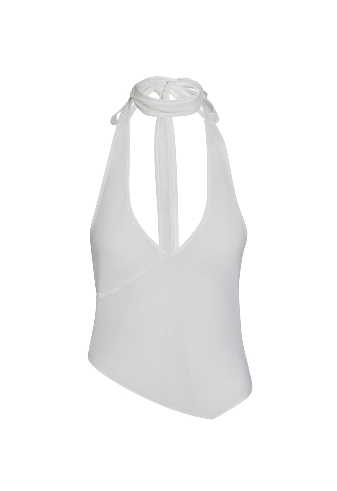RENDEZVOUS HALTER TOP - PORCELAIN