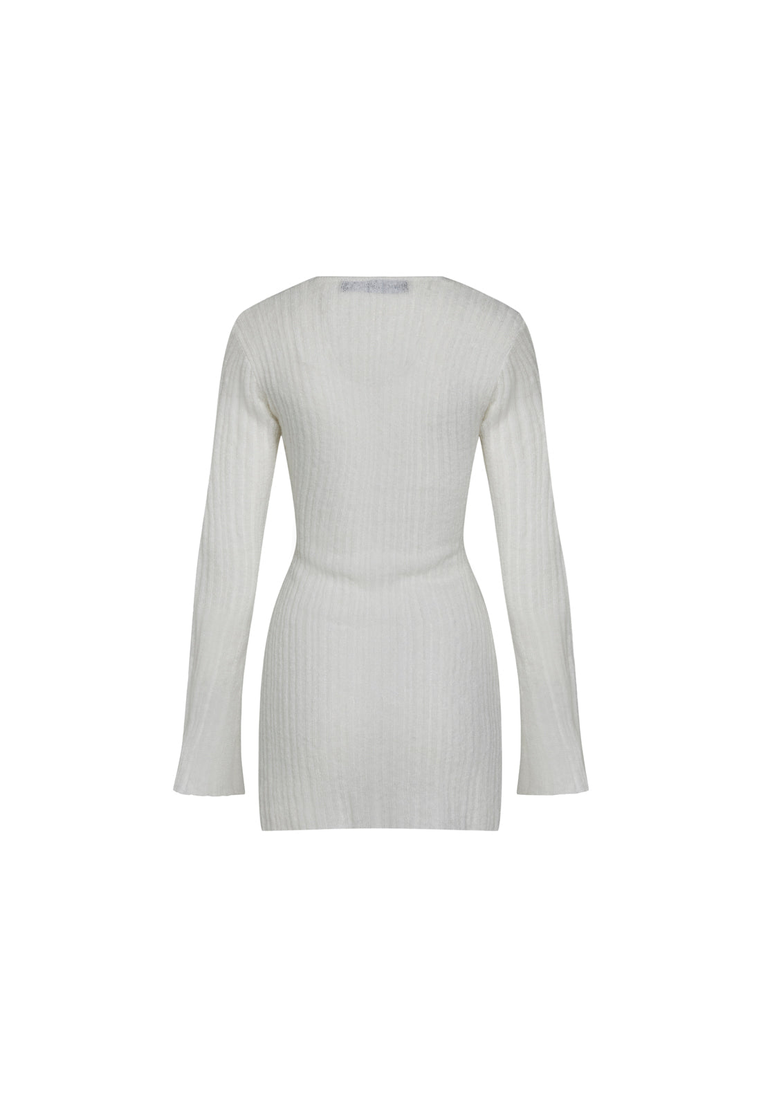 COYOTE KNIT DRESS - PORCELAIN