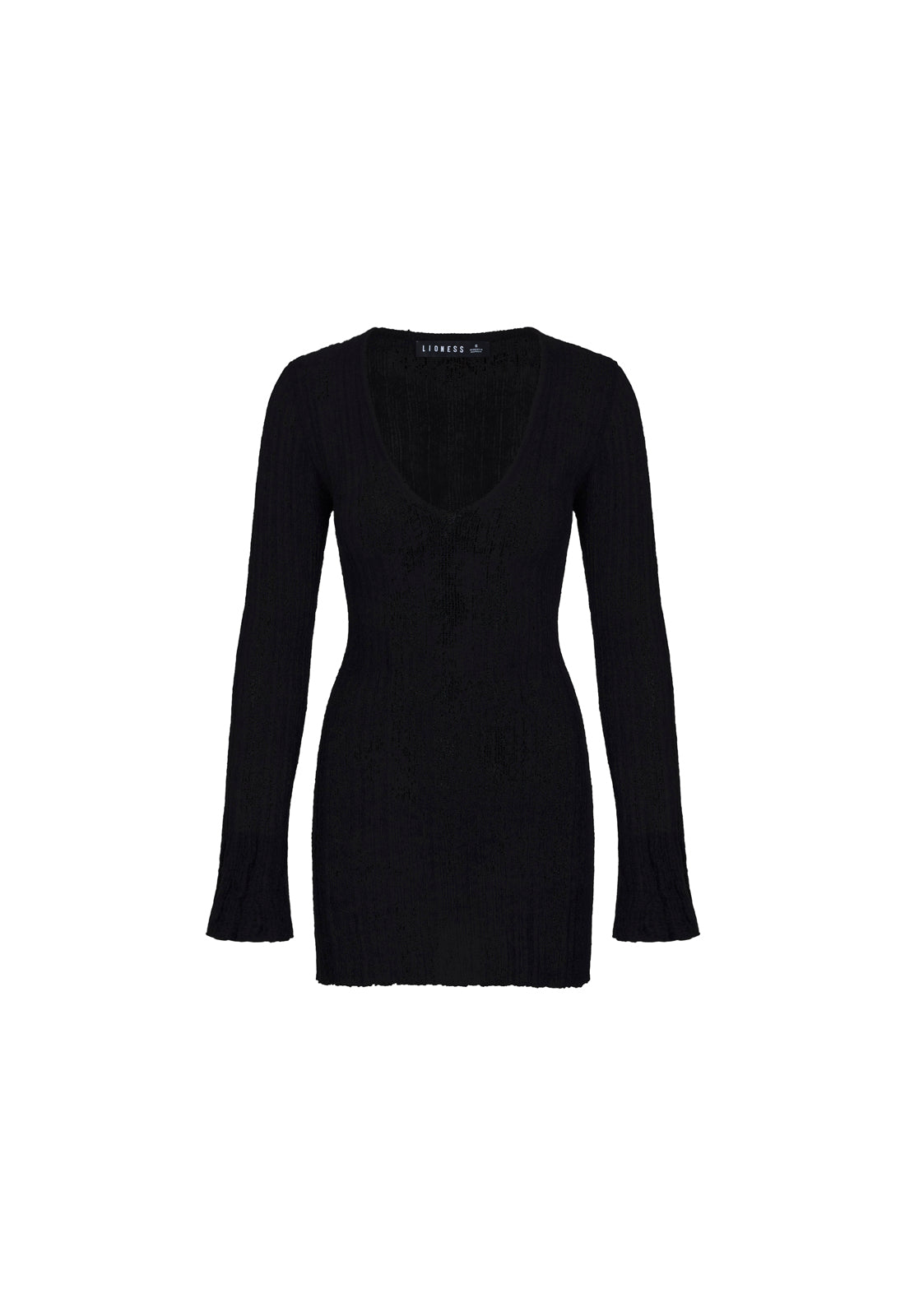 COYOTE KNIT DRESS - ONYX