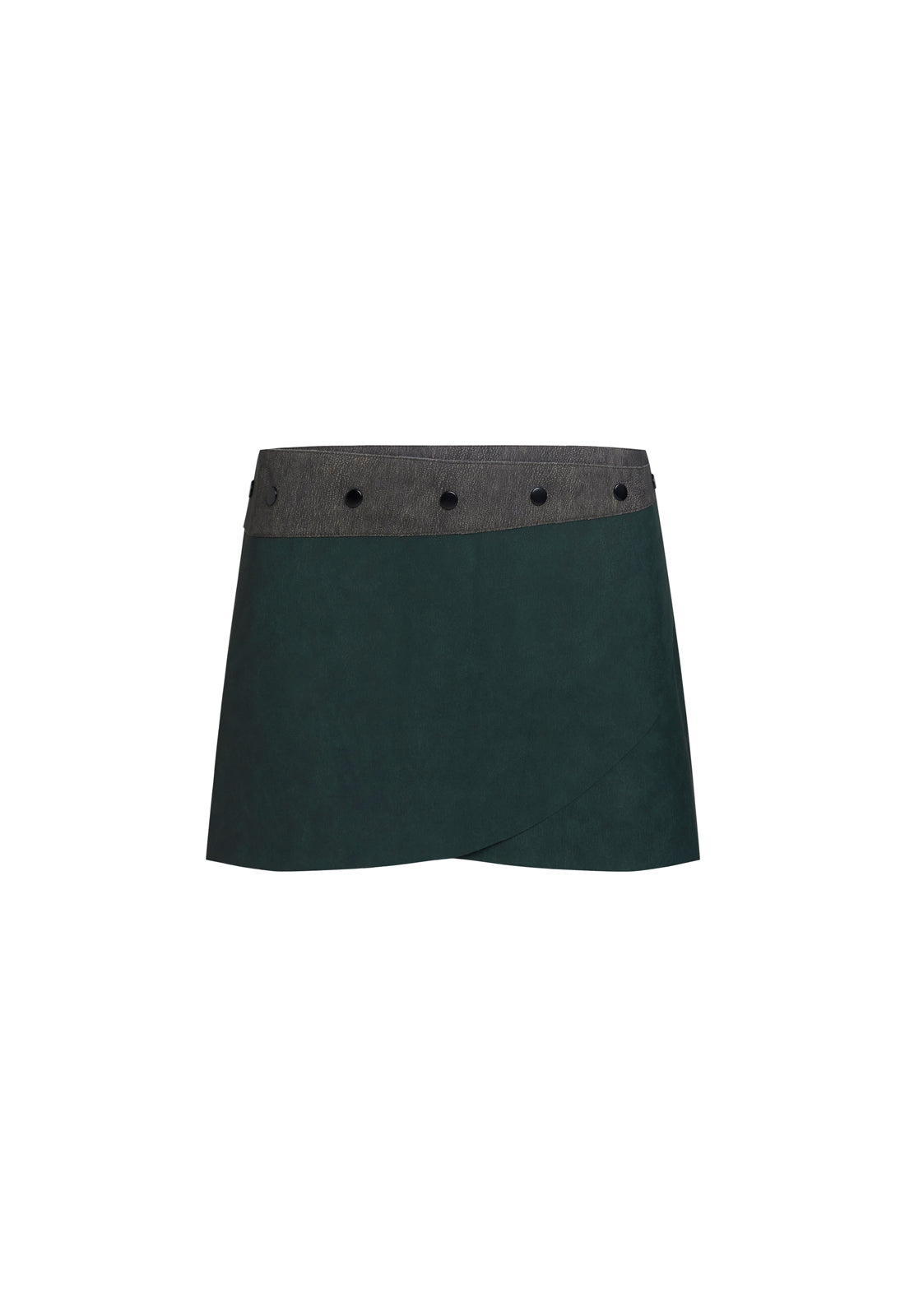 NUEVE MINI SKIRT - MOSS