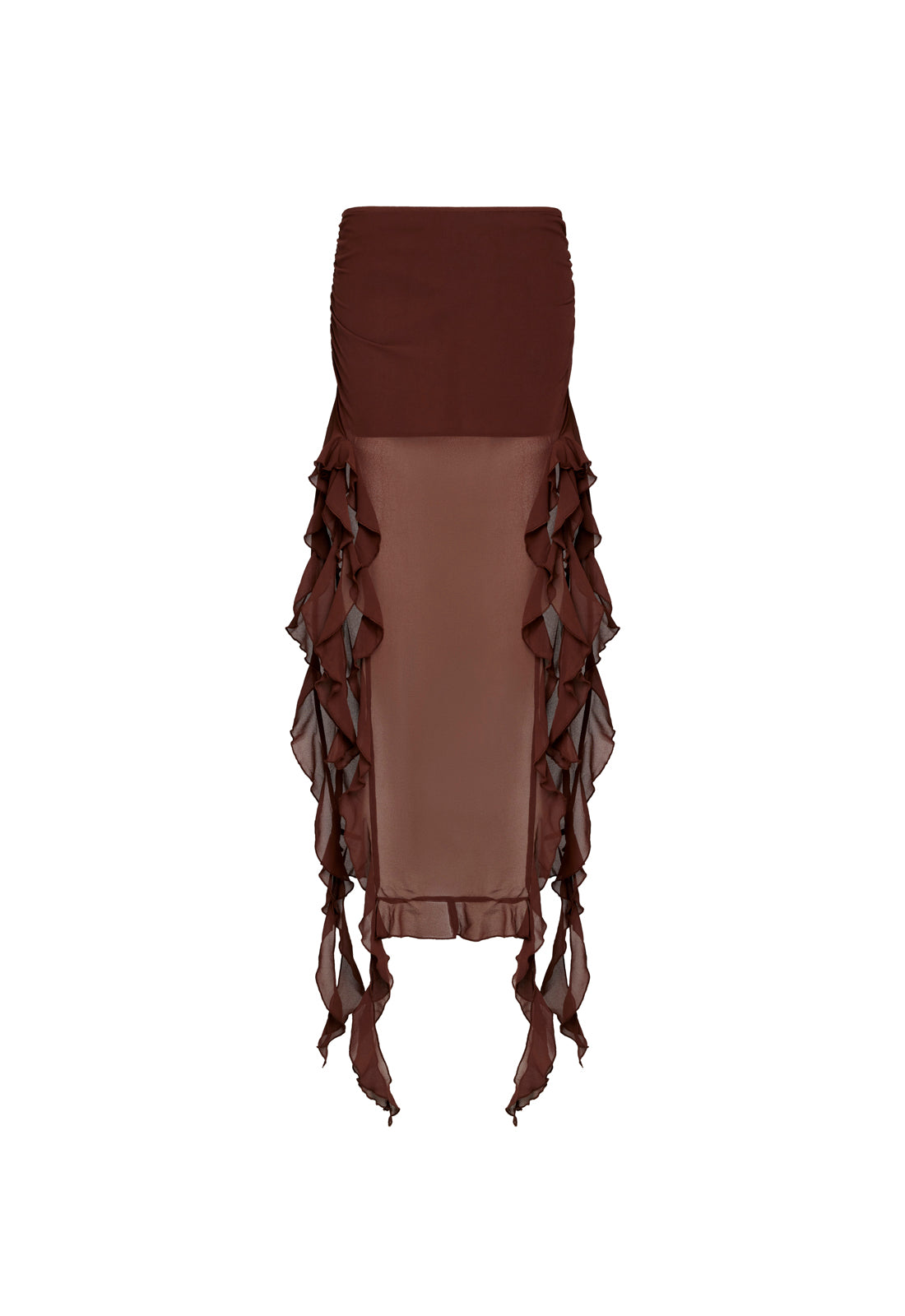 RENDEZVOUS SKIRT - CHOCOLATE