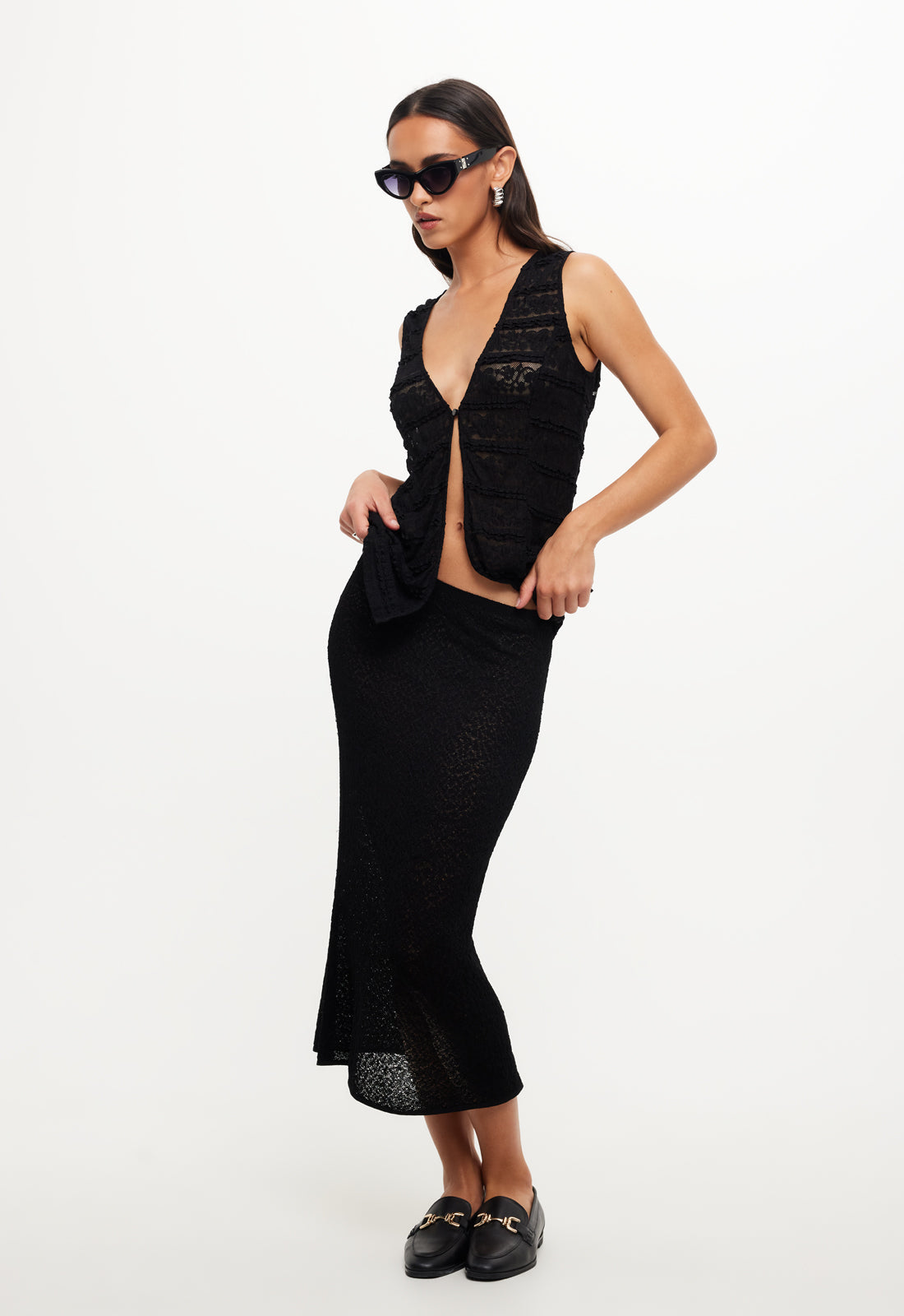 OLSEN VEST - ONYX