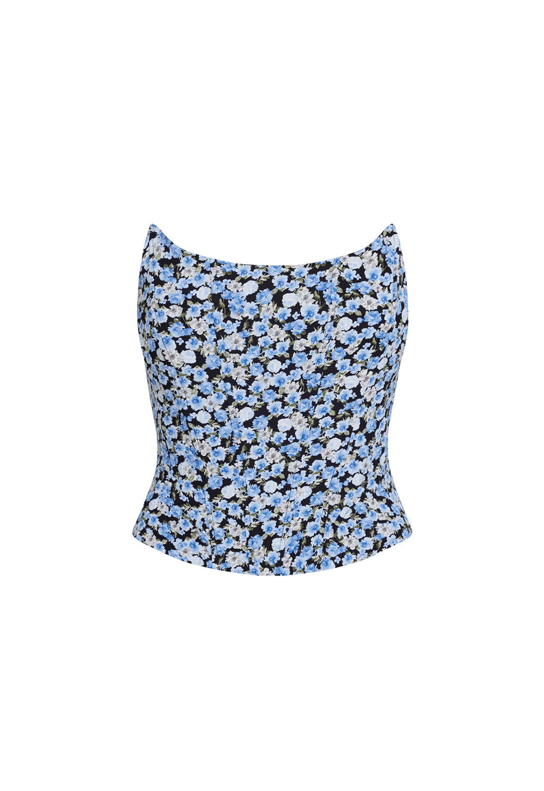 FAME CORSET - BLUE FLORAL