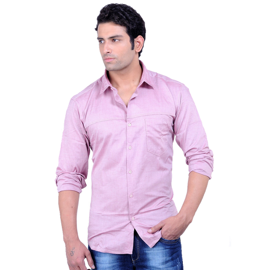 Mens plain pink shirt