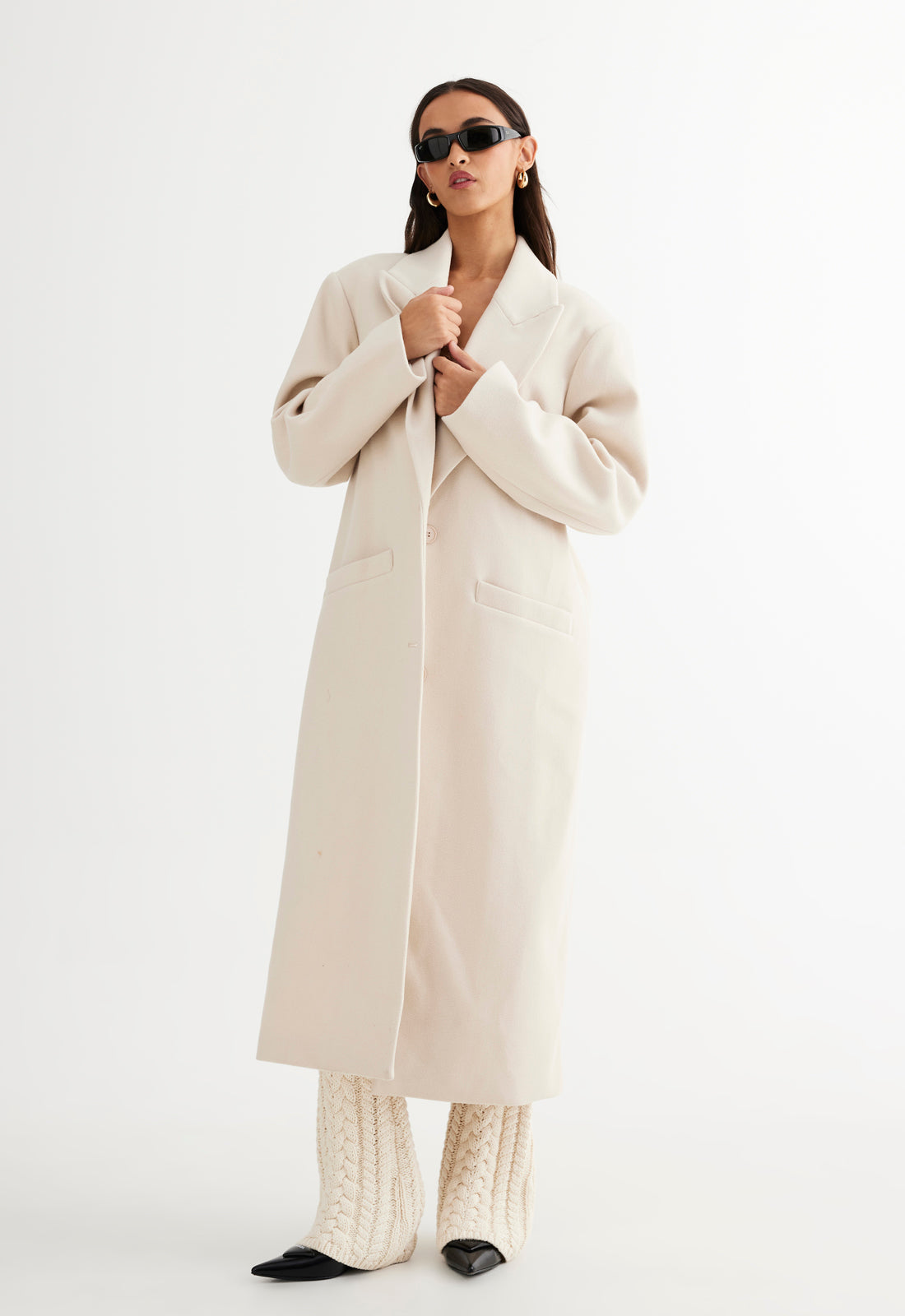 OLSEN COAT - CREAM