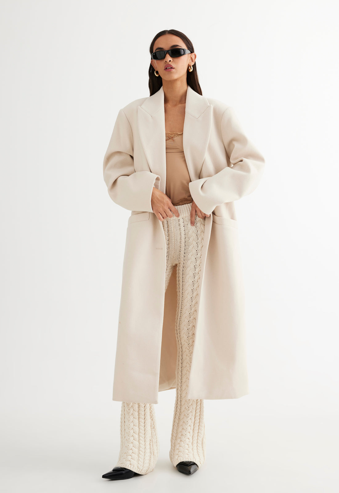 OLSEN COAT - CREAM