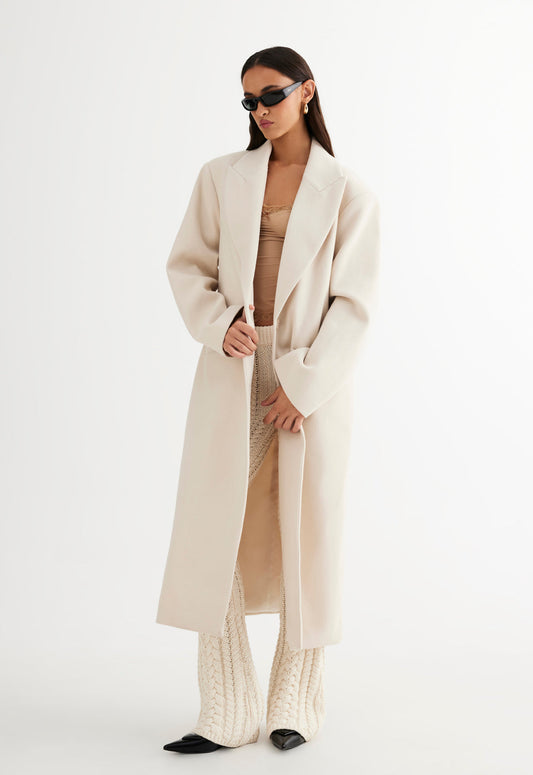 OLSEN COAT - CREAM