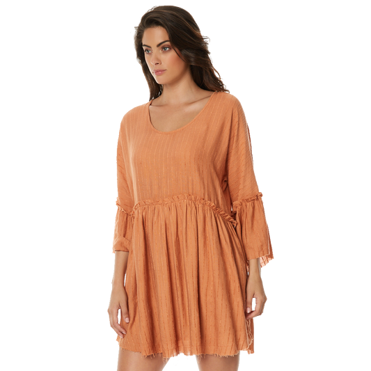 orange dress