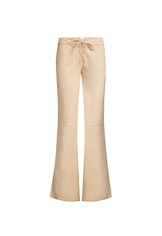 DOWN FOR YOU SUEDE PANT - CAMEL