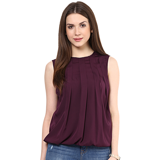 girls maroon top
