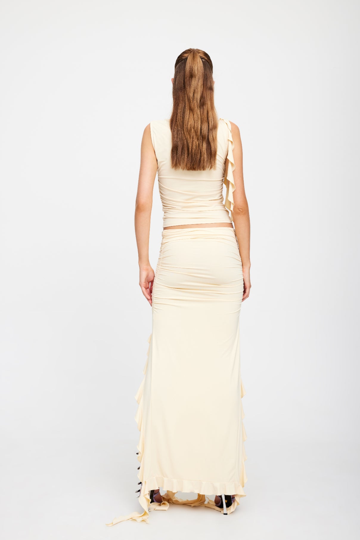 RENDEZVOUS SKIRT - CANARY