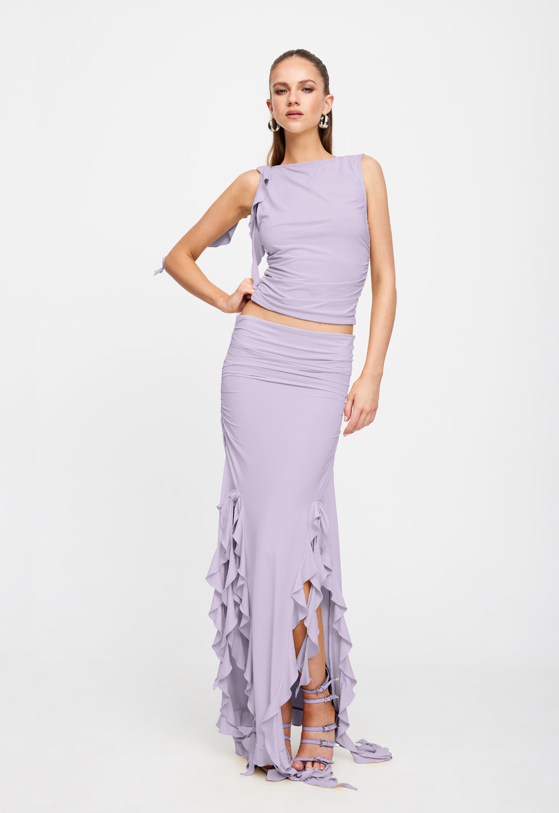 RENDEZVOUS SKIRT - LILAC