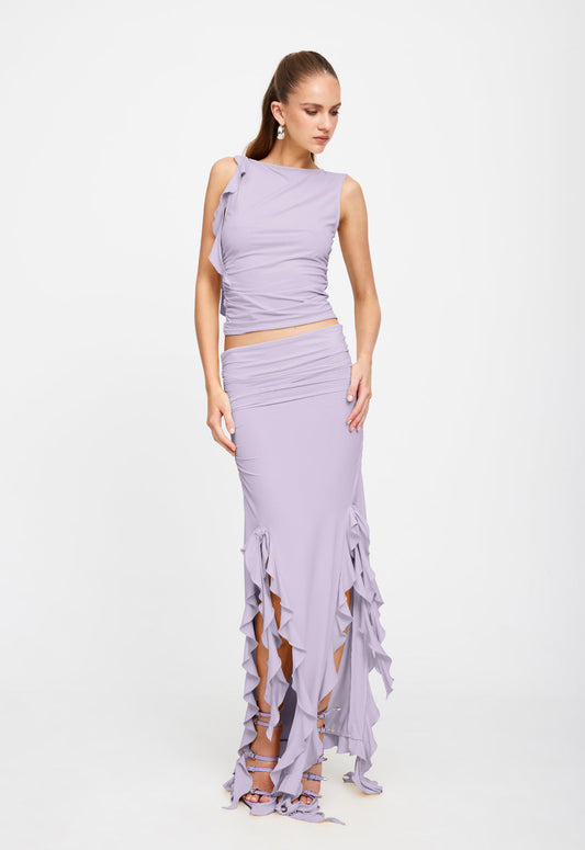 RENDEZVOUS SKIRT - LILAC