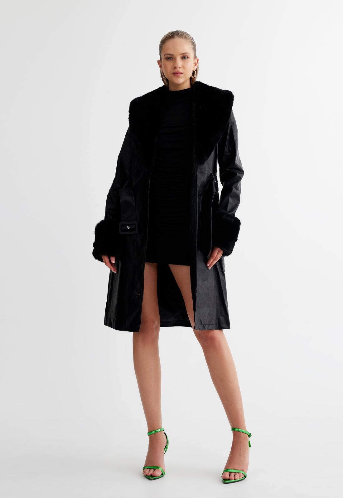 BROOKLYN LONG COAT - ONYX