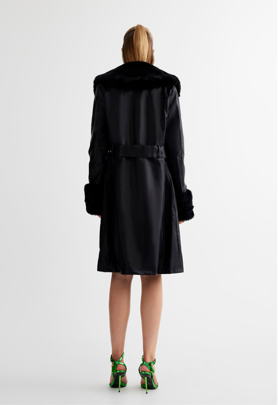 BROOKLYN LONG COAT - ONYX