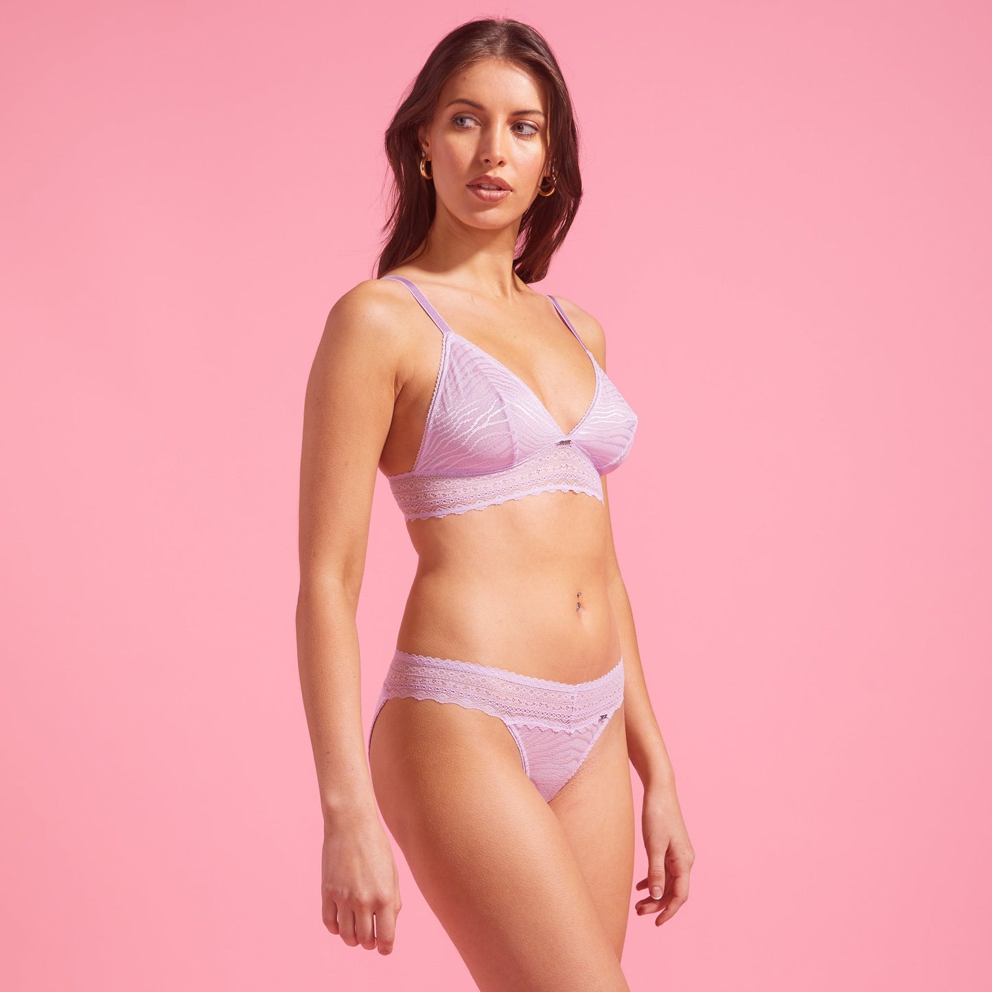 Luxe Orchid Lace Bikini