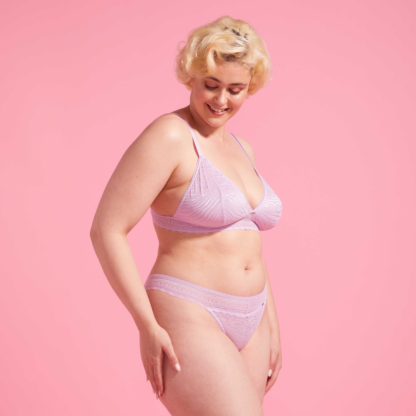 Luxe Orchid Lace Bikini