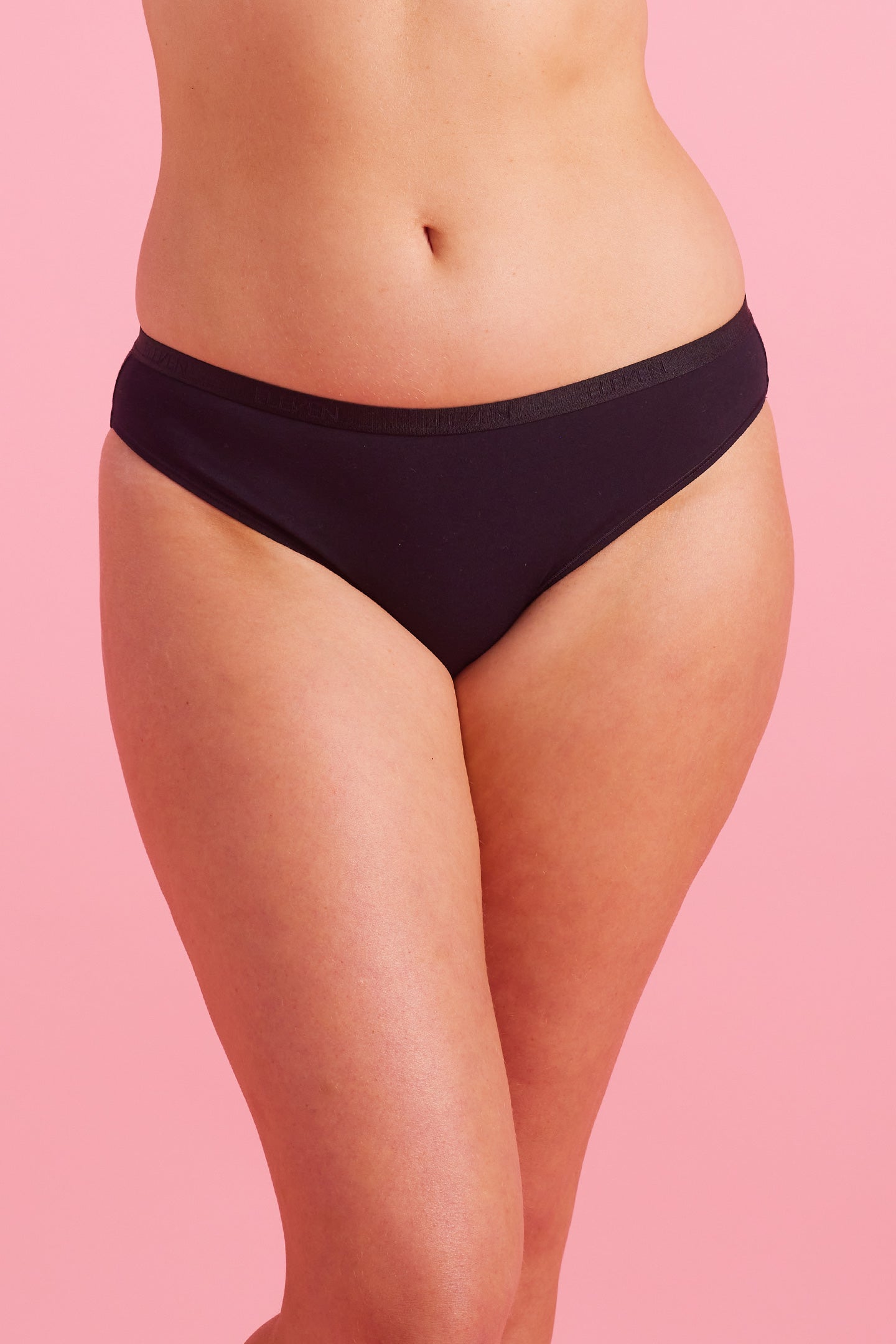 Black Recycled Cotton Bikini