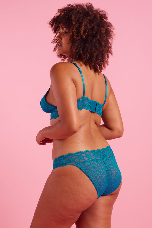 Luxe  Lace Peacock Bikini