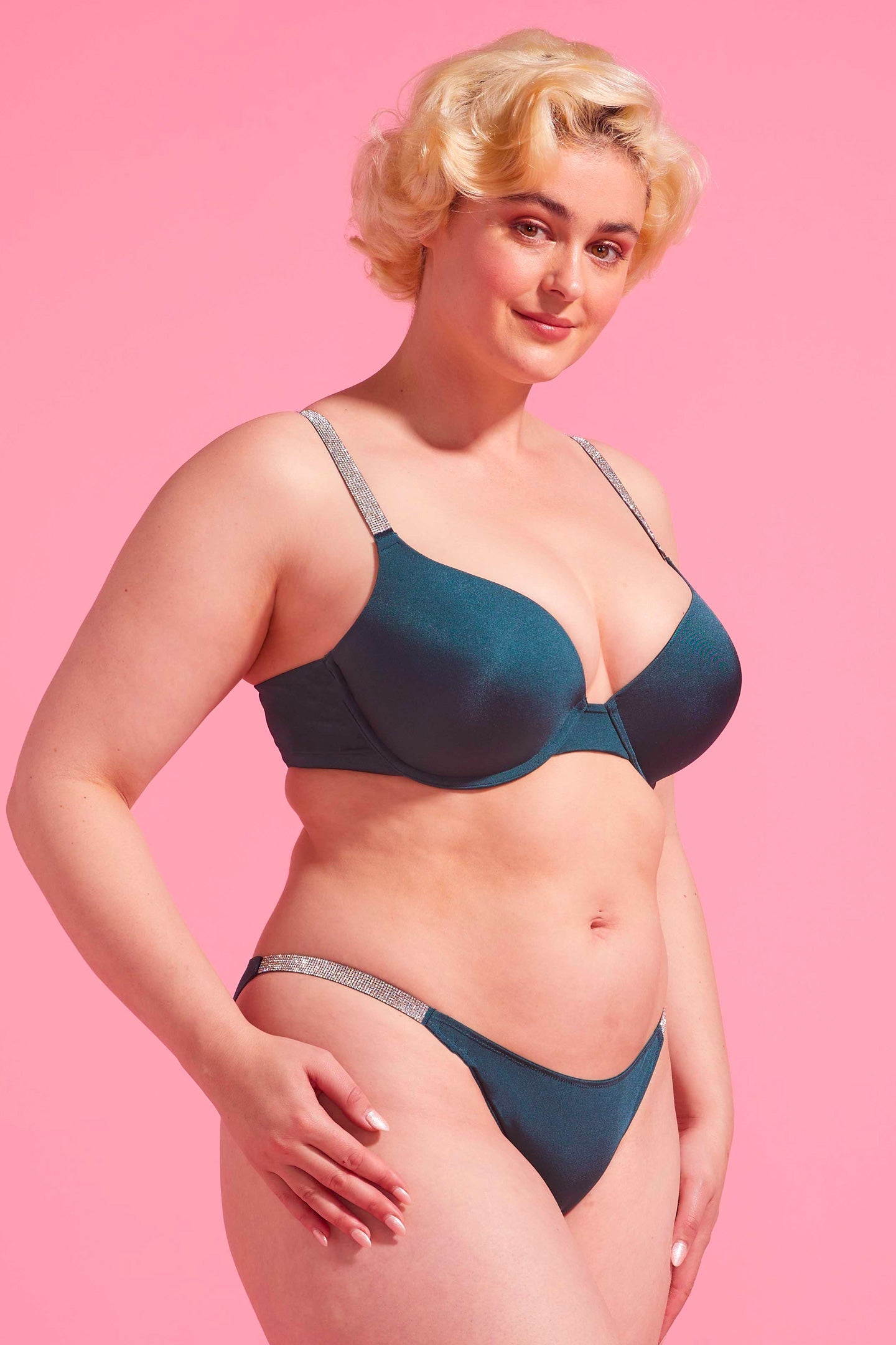 Vixen Emerald Green Microfibre Bikini