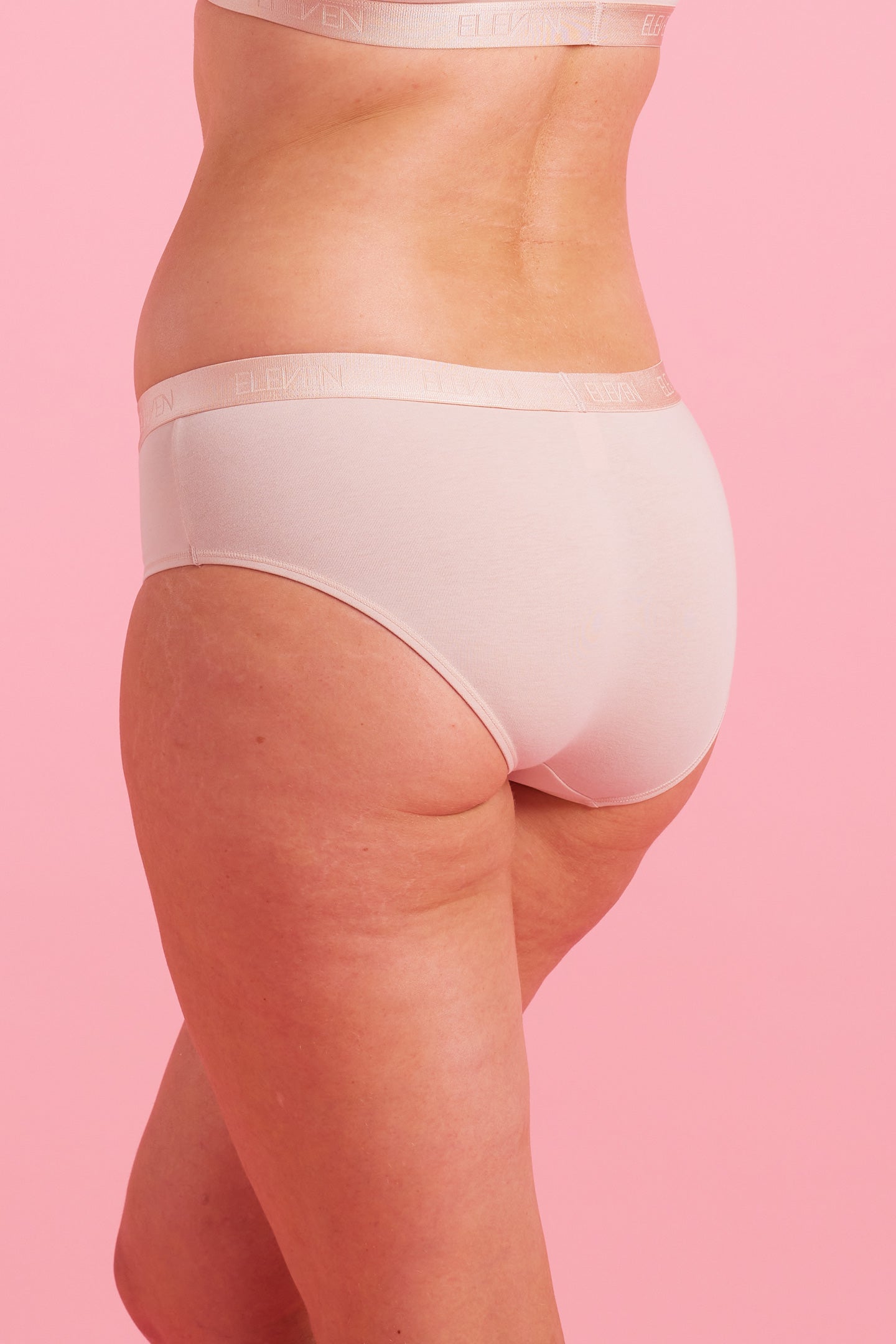 Taupe Recycled Cotton Boyleg Set