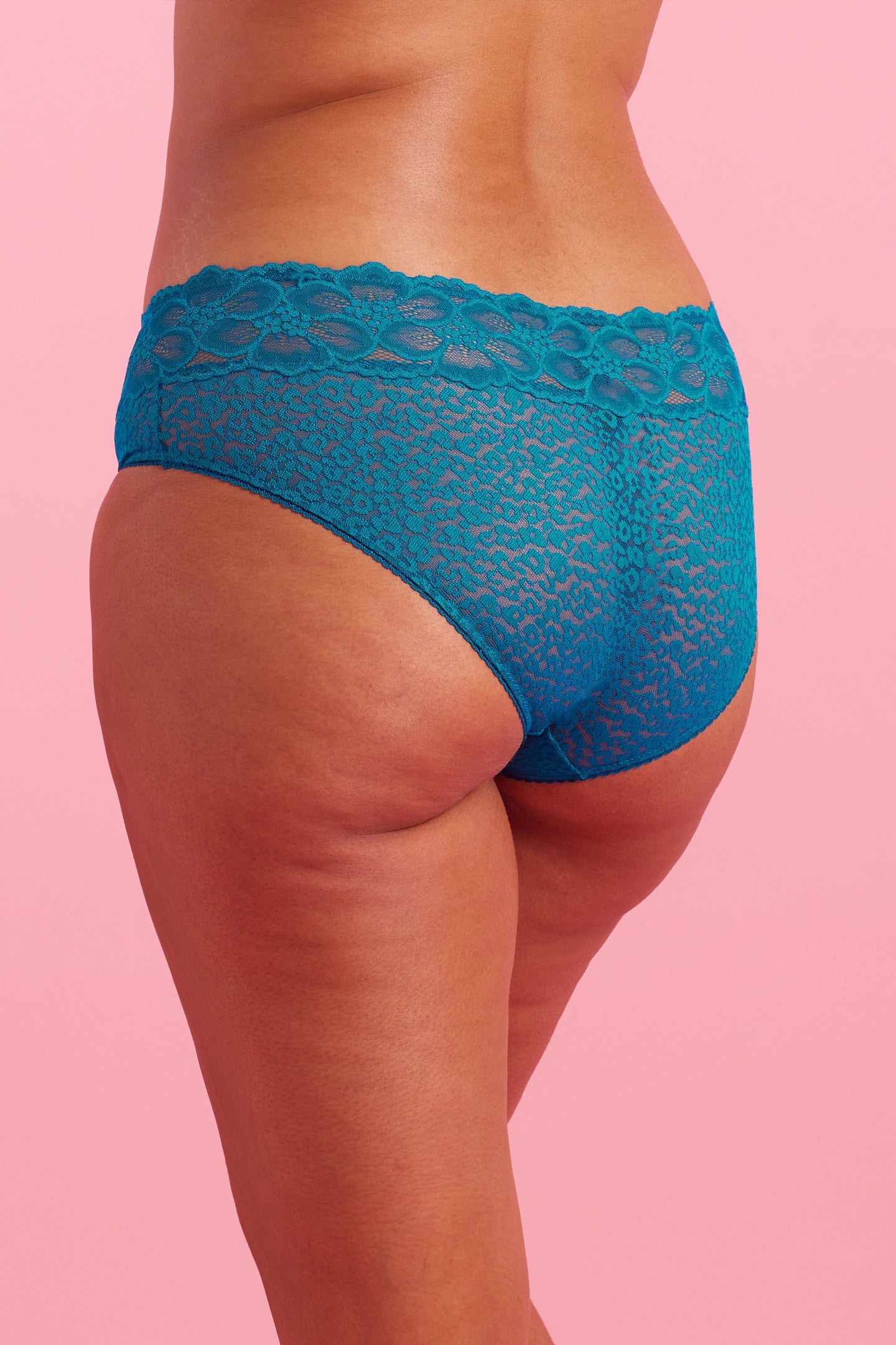 Luxe Lace Peacock Boyleg